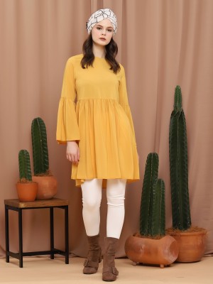 Babydoll Flare Sleeves Dress