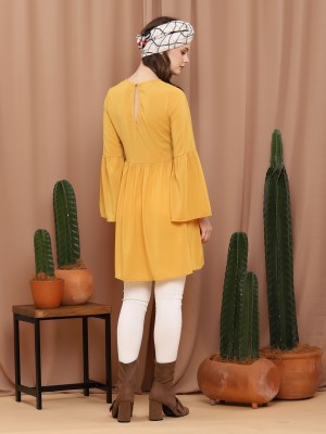 Babydoll Flare Sleeves Dress