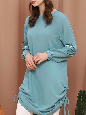 D-SL Side Drawstring Dress