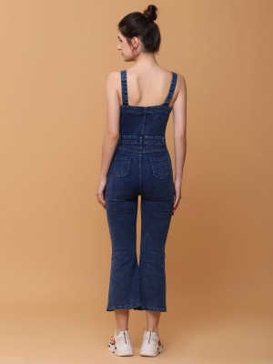 Washed Denim Jumpsuit