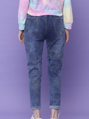 Ankle Folded Easy Peasy Denim Pants