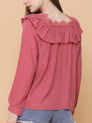 Cottage Square Neck Outline Top