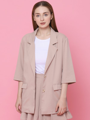 2 Pieces Set Blazer Top 