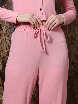 Cottage Core 2 Pcs Set Crop Top With Pants 