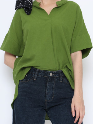 ANF Collarless Top