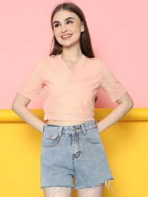 Unfinished Denim Short