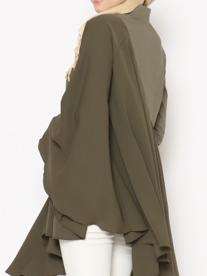 ANF Asymmetric Sleeves Long Top