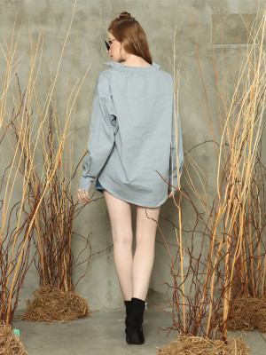 Lily L/Slv oversized shirt
