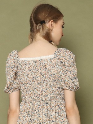 R Cottage Printed Dress