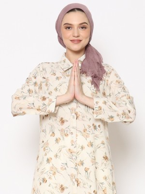 ANF Flower Bloom Print Shirt dress