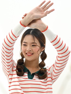 Youth Stripe Knitted Polo Tee