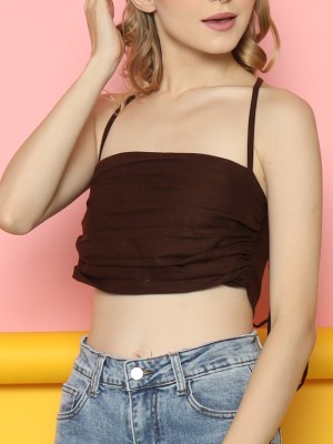 RC Folded Elastic Band Tube Top