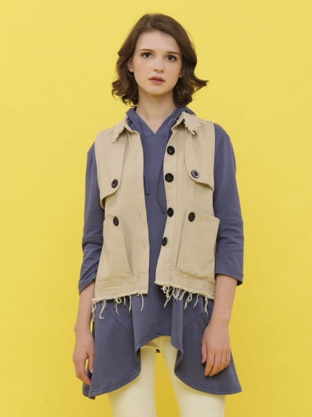 Unfinished Sleevess Outer