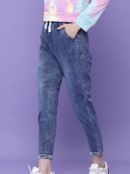 Ankle Folded Easy Peasy Denim Pants