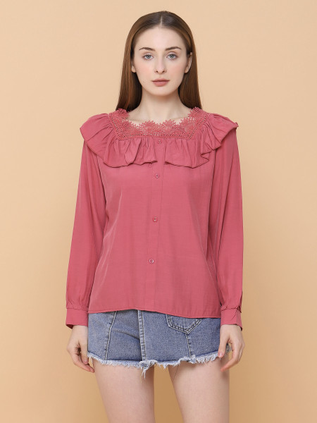 Cottage Square Neck Outline Top