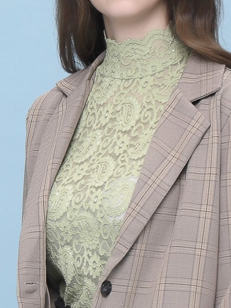 Full Lace High Neck Top