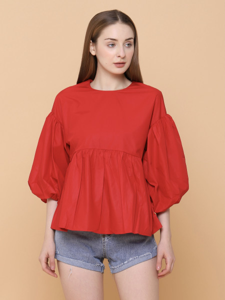 Puff Sleeves Top