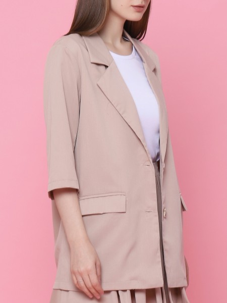 2 Pieces Set Blazer Top 