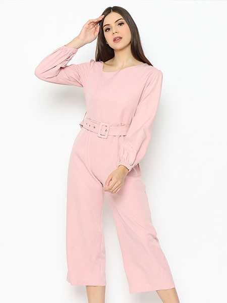 Lucky Charm Side Cut Neck Jumpsuit