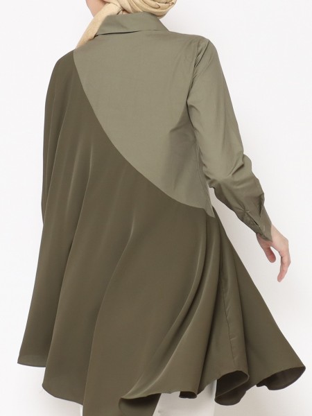 ANF Asymmetric Sleeves Long Top