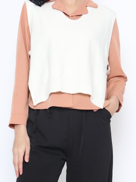 ANF Knit Outer Side Button