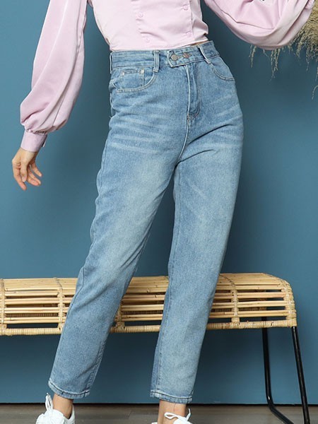 Cottage Core Straight Denim