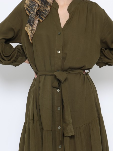 ANF Full Maxi Shirt Dress