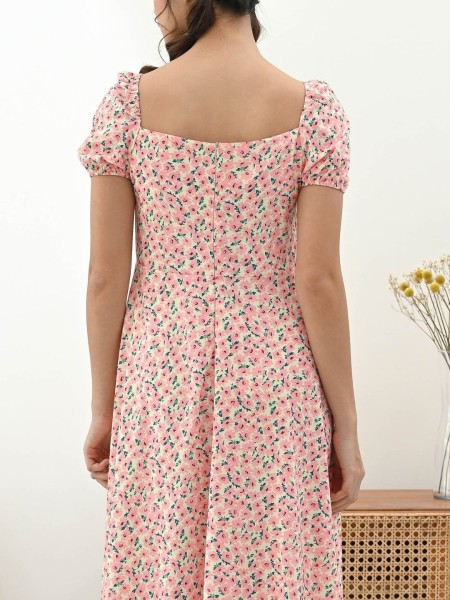 Flower Print Cottage Dress