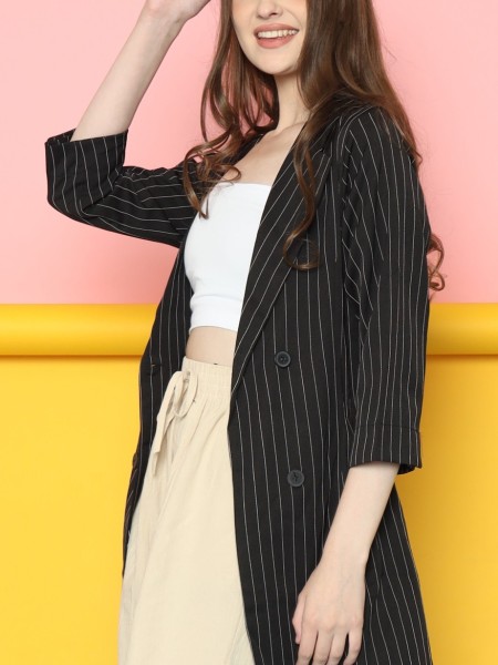 Lines Long Blazer