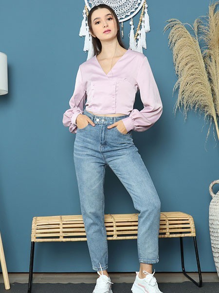 Cottage Core Straight Denim