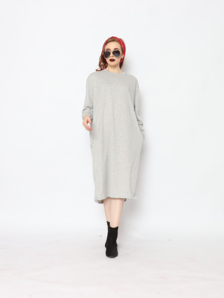 TM GEOMETRIC PRING LONG DRESS