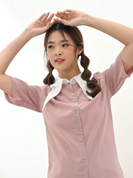 Sharp Collar Shirt
