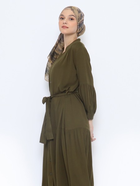 ANF Full Maxi Shirt Dress