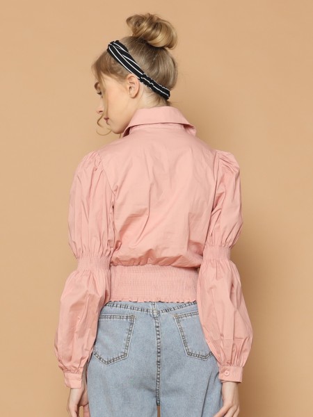 Classic Semi Crop Hugged Elbow