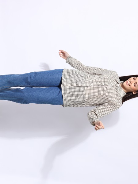 Cottage Core Gridlines Shirt