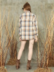L/Sleeve checkered shirt