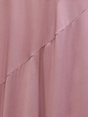 Side Ruffles Long Sleeve High Neck Maxi Dress