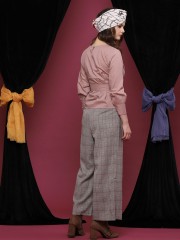 Waist-Tie Long Sleeveless  Top