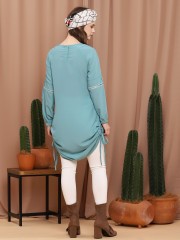 D-SL Side Drawstring Dress