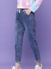 Ankle Folded Easy Peasy Denim Pants