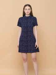 Dispersed Dot Mini Dress