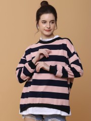 Layere Big Stripess L/Slv Top