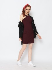 TM STRONG ONE SIDE SHOULDER DRESS
