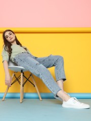 RC Slashed Washed Denim