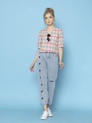 Emproidered Heart Denim