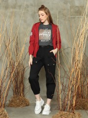 LIVE-ENJOY LIFE croppped tees