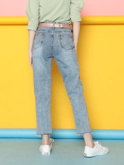 RC Slashed Washed Denim