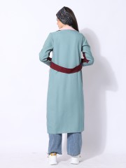 Ramadhan Moon Panel Color Long Blazer 