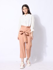 Ramadhan Moon Big Ribbon Tied Pants
