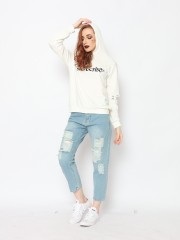 TM SUNRISE ELBOW HOLE HOODIE TOP